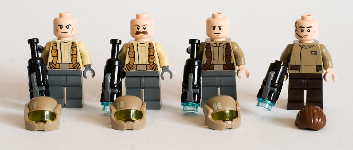 LEGO Star Wars 75131 Resistance Trooper Battle Pack Figuren ohne Helm