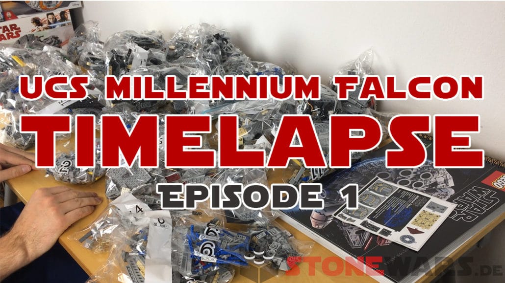 Lego star wars millennium falcon hot sale speed build
