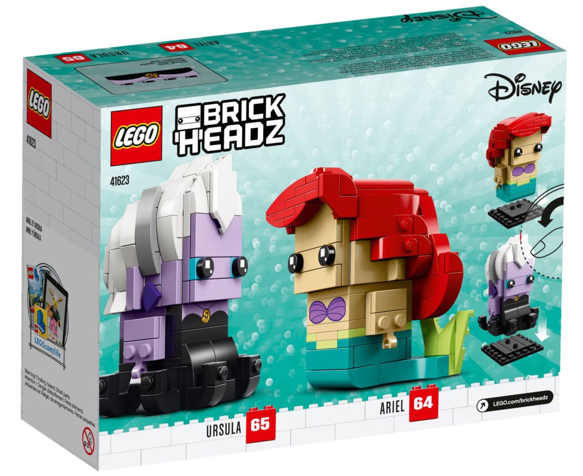 LEGO 41623 Ariel und Ursula BrickHeadz Box