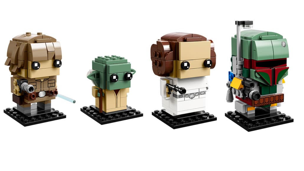 LEGO Star Wars BrickHeadz 41627, 41628 und 41629