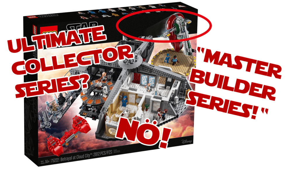 LEGO Ultimate Collector Series vs. Master Builder Series