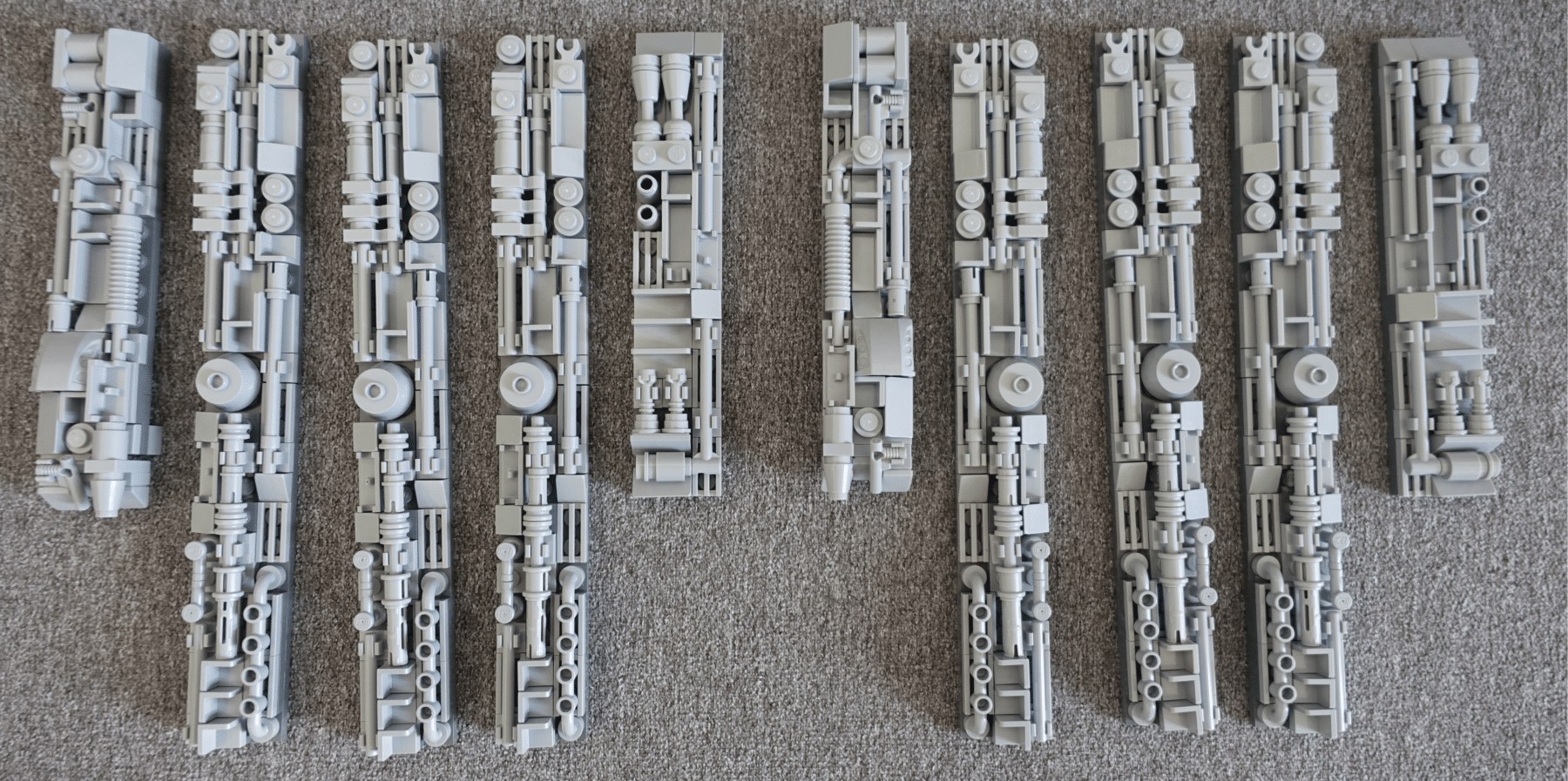 Seitenpaneele des LEGO MOC Imperial Star Destroyers