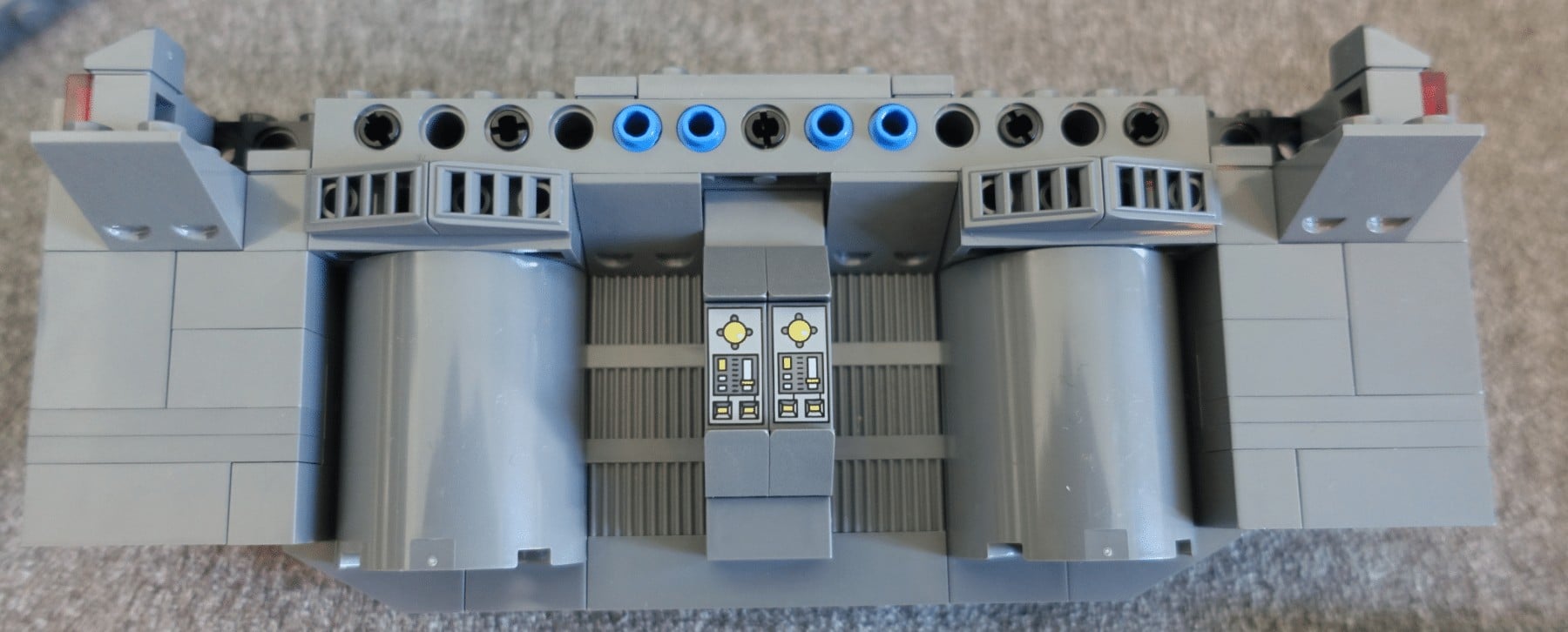 Rückwand des Reaktorraum des LEGO MOC Imperial Star Destroyers
