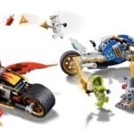 LEGO 70667 Kais Blade Cycle and Zanes Snowmobile