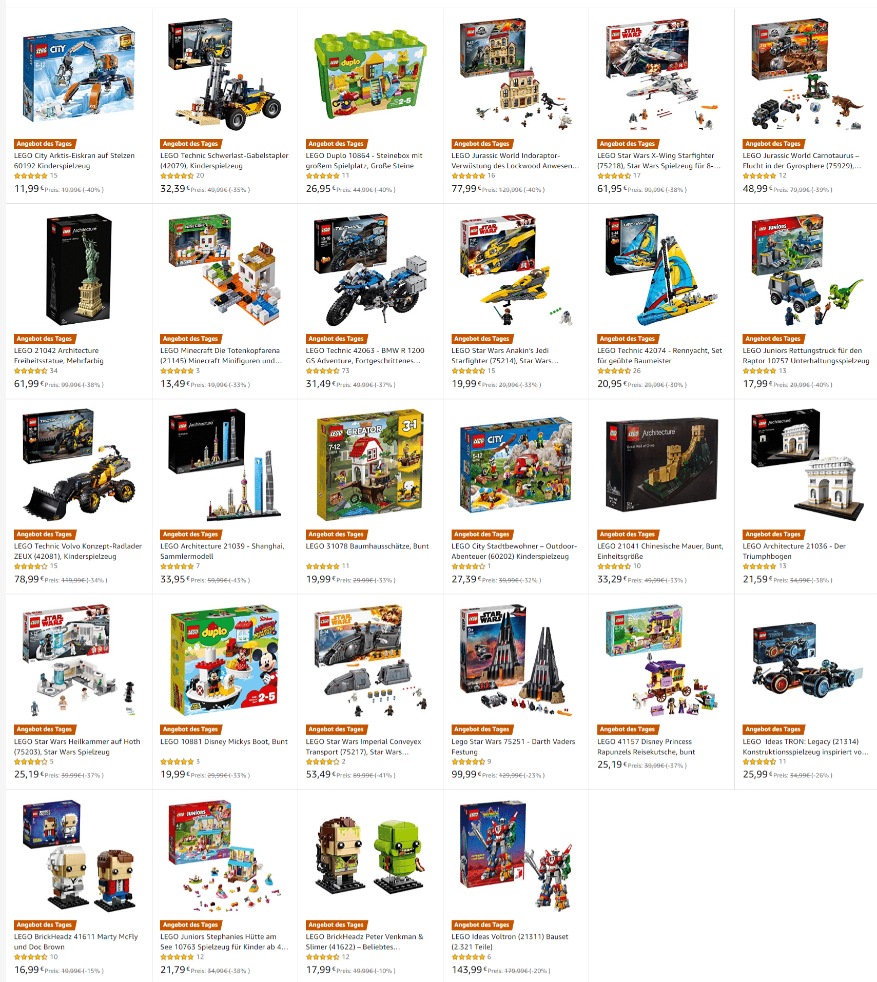 LEGO Angebote Amazon Cyber Monday