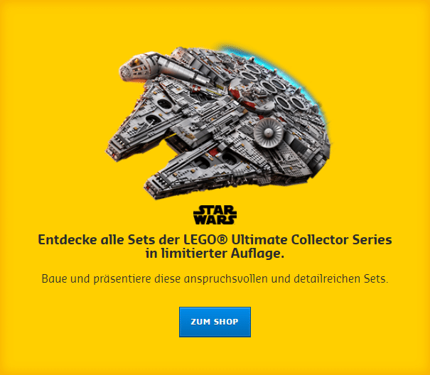 "Endecke alle Sets der LEGO Ultimate Collector Series in limitierter Auflage"