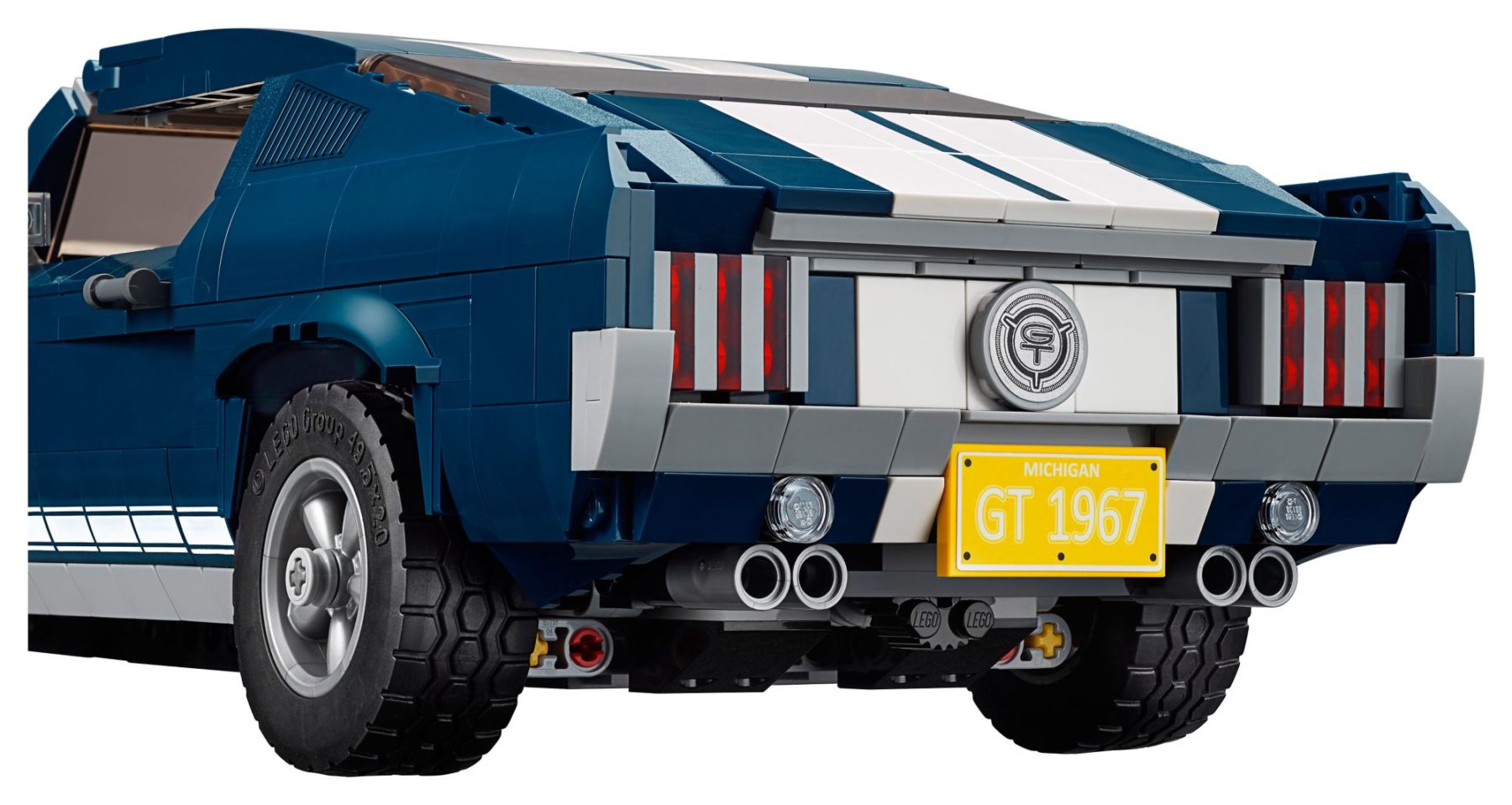 LEGO 10265 Ford Mustang GT von hinten