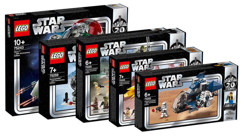 LEGO Star Wars 20th Anniversary Sets