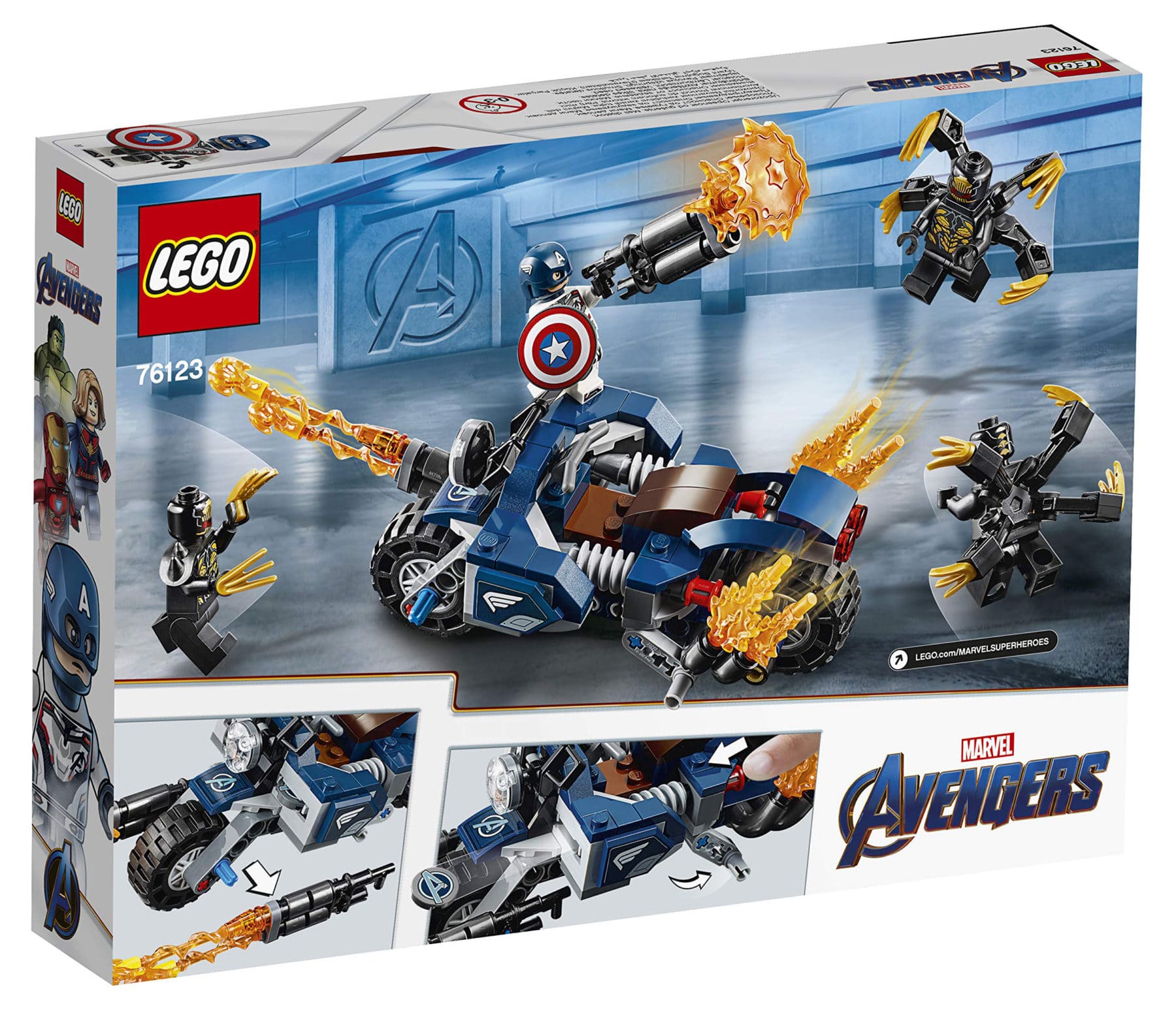 Lego Marvel Avengers Endgame Minifigures Lot  76124 76126 76123 