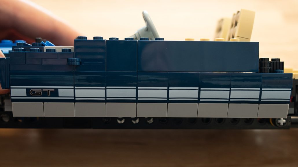 LEGO Ford Mustang (10265) schief bedruckt