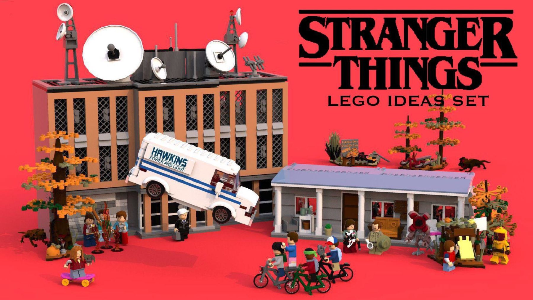 LEGO Ideas Stranger Things Entwurf