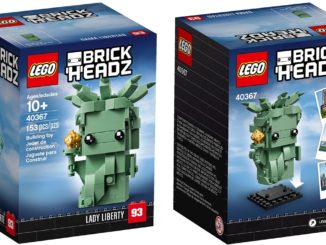 LEGO 40367 Lady Liberty BrickHeadz Box