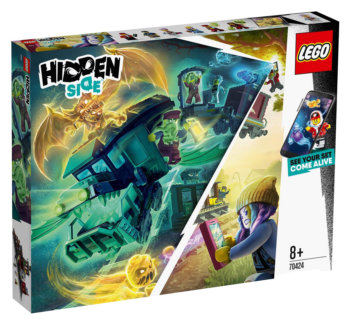 LEGO Hidden Side 70424 Zug Box