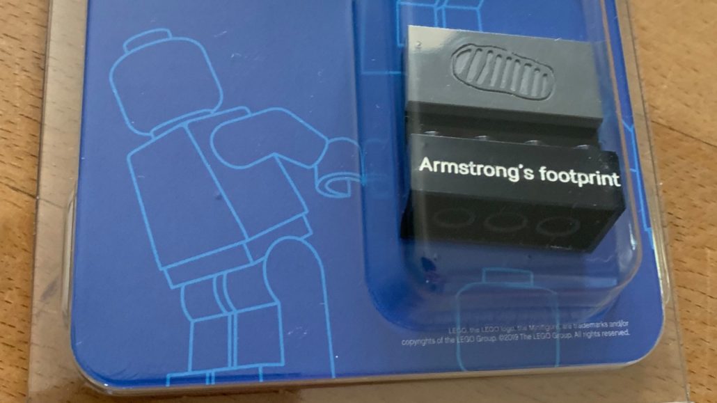 Armstrong's footprint cover