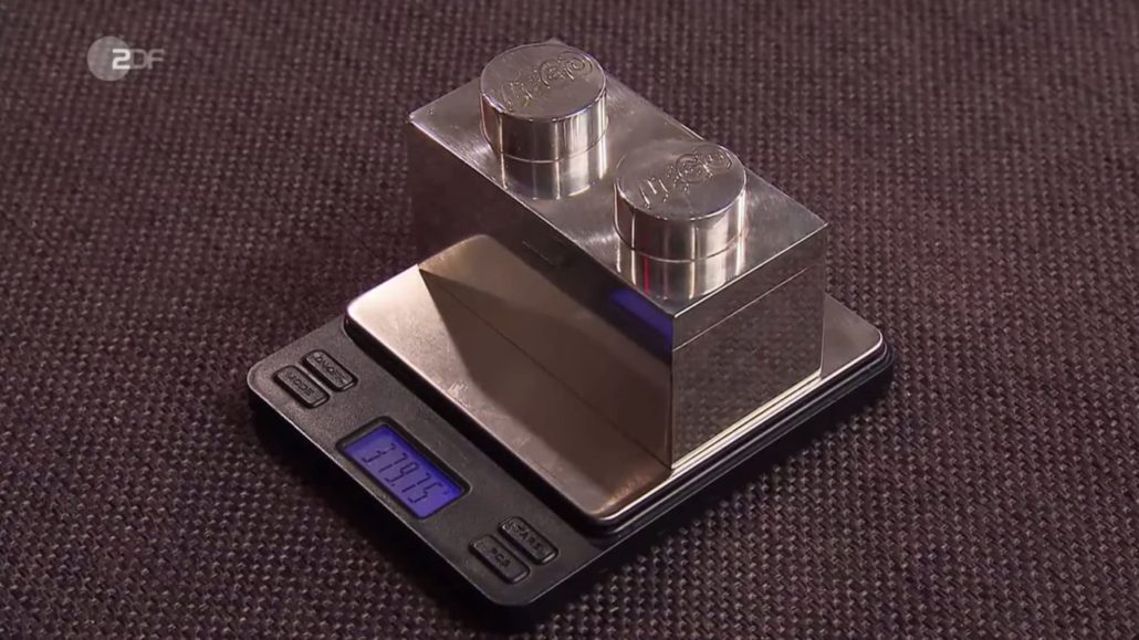 LEGO Stein aus Silber bei Bares für Rares LEGO Stein aus Silber bei Bares für Rares