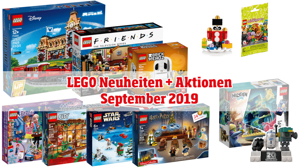 LEGO Neuheiten und Gratis Zugaben im September 2019