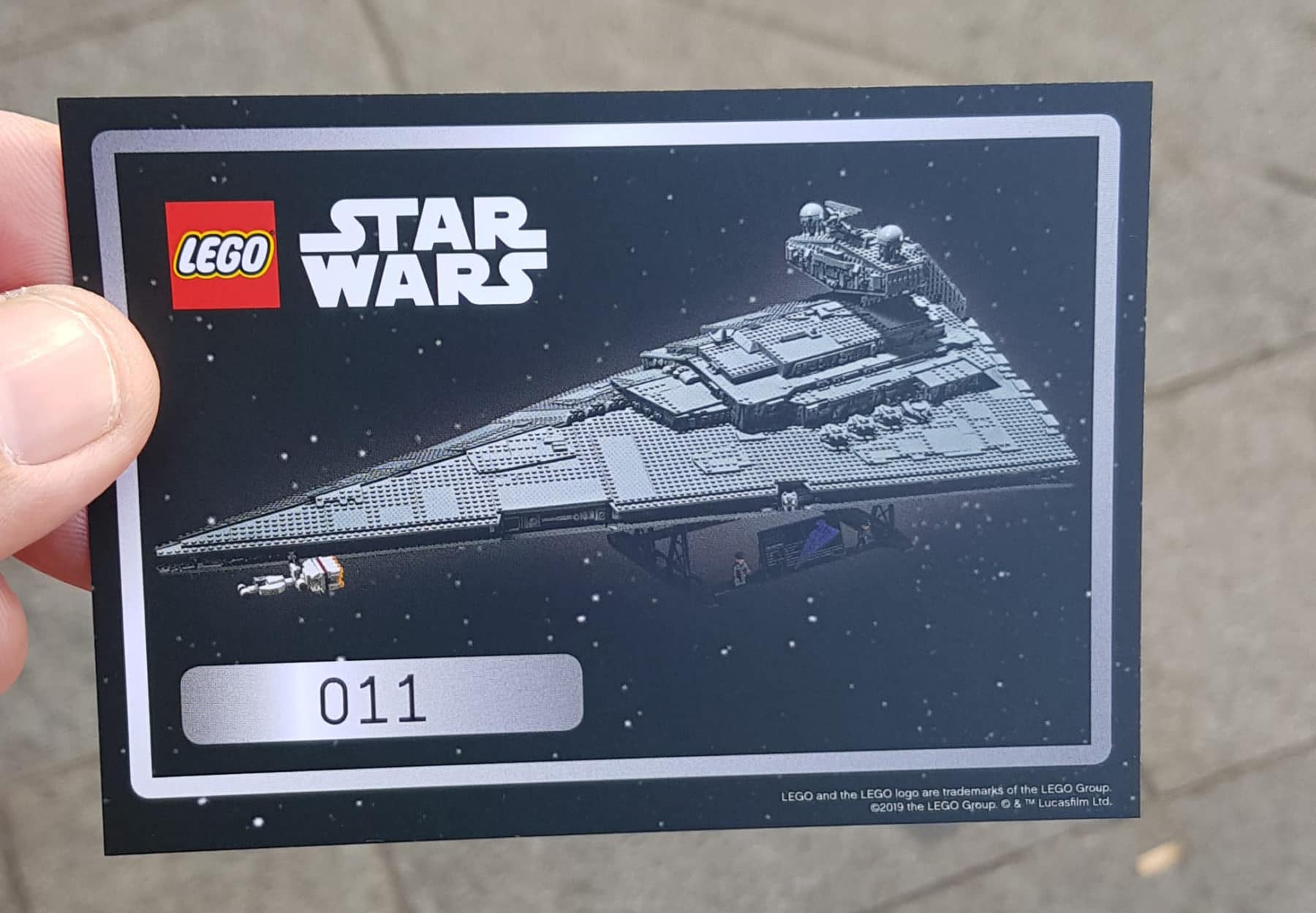 LEGO 75252 Pre-Sale: Positionskarte