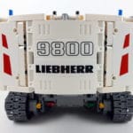 LEGO Technic 42100 Liebherr R 9800: Der Aufbau von hinten