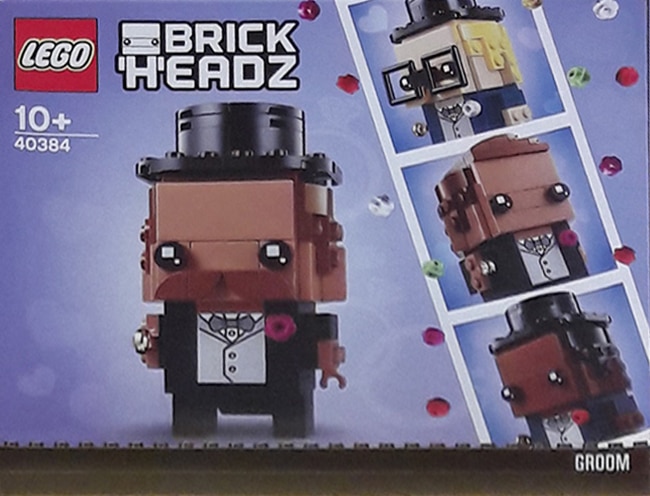 LEGO 40384 Bräutigam BrickHeadz
