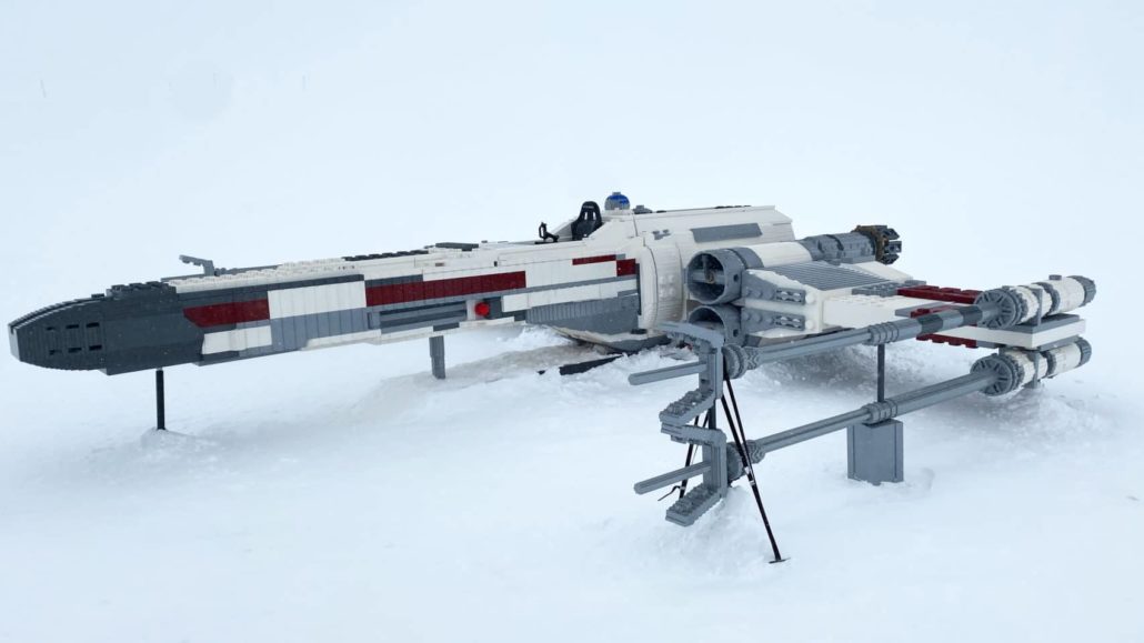 lego-x-wing-im-schnee LEGO Star Wars X-Wing auf dem Jungfraujoch