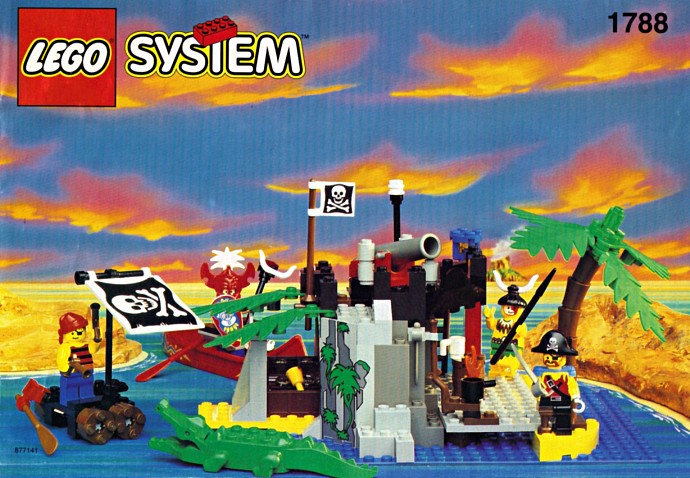 Die Bauanleitung des Sets 1788, ©1995 LEGO
