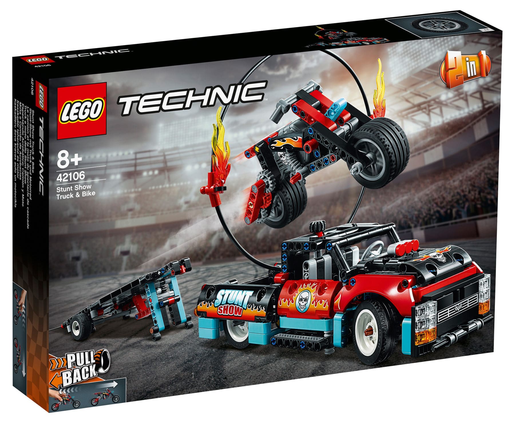LEGO Technic 42106 Stunt-Show mit Motorrad