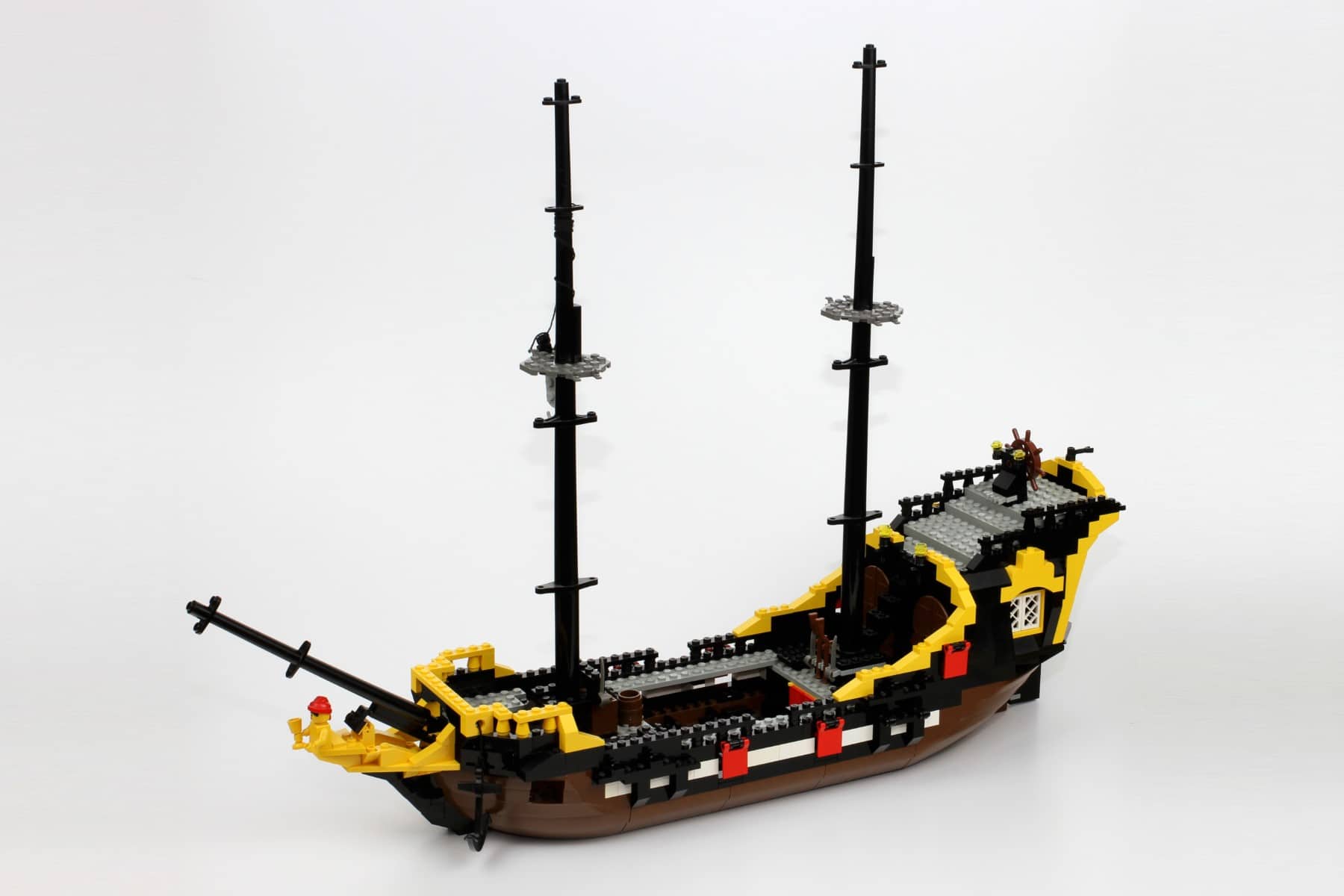 Segel Set kompatibel mit LEGO® 6285/10040 Custom MOC schwarz 