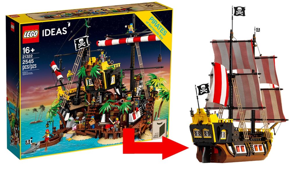 LEGO Ideas 21322 Pirates of Barracuda Bay