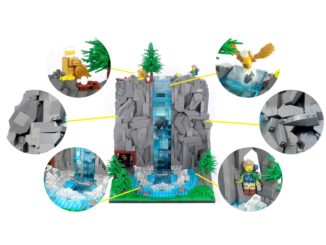 LEGO Ideas Wasserfall