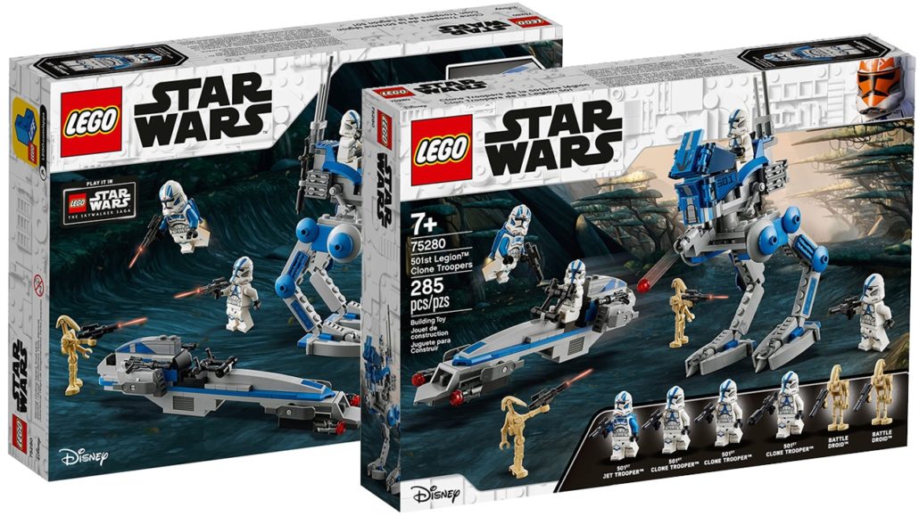 LEGO Star Wars 75280 501st Battle Pack Box LEGO Star Wars 75280 501st Battle Pack Box