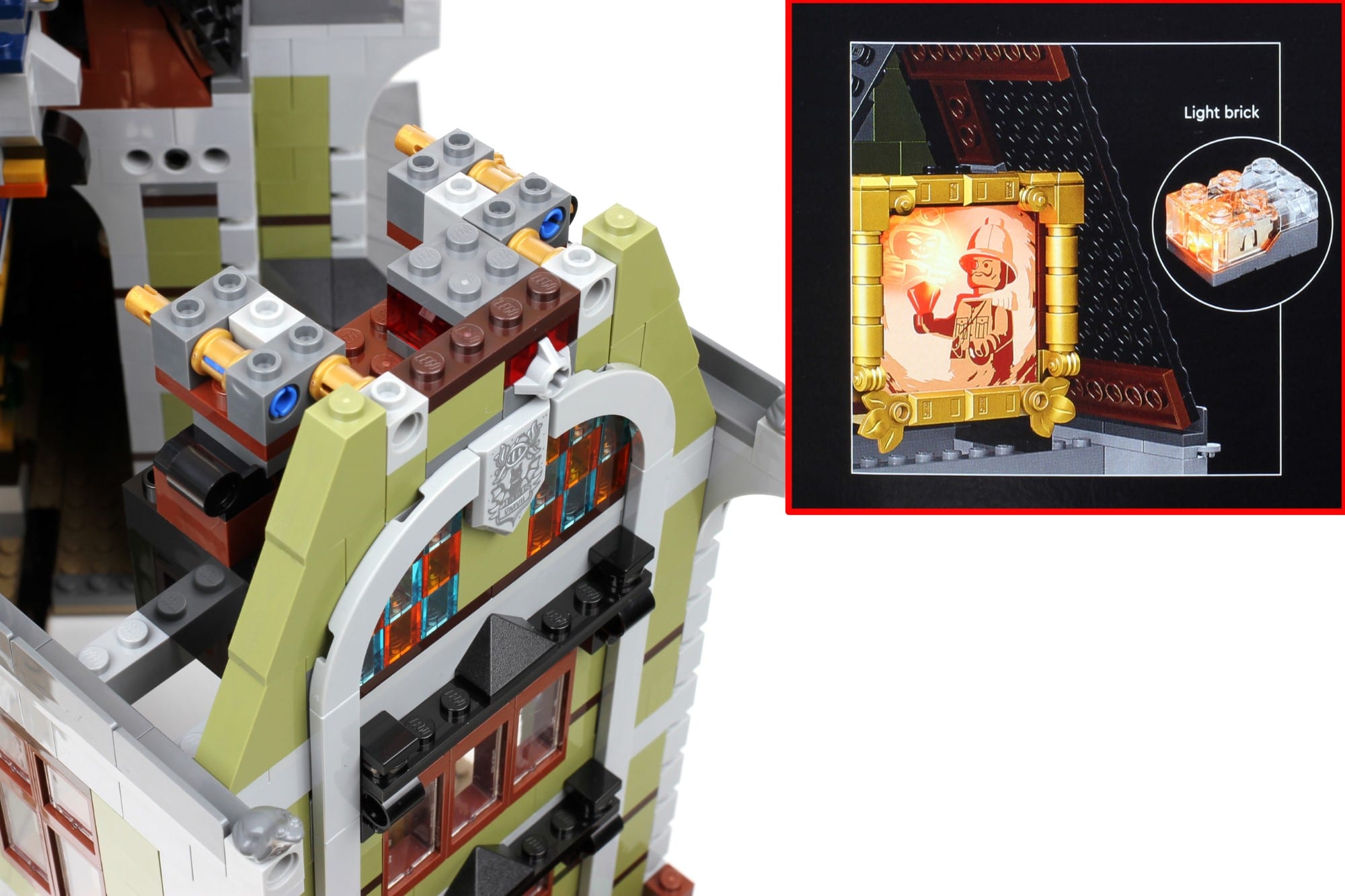 LEGO Fairground Collection 10273 Haunted House Aufbau Schritt 13 Detail