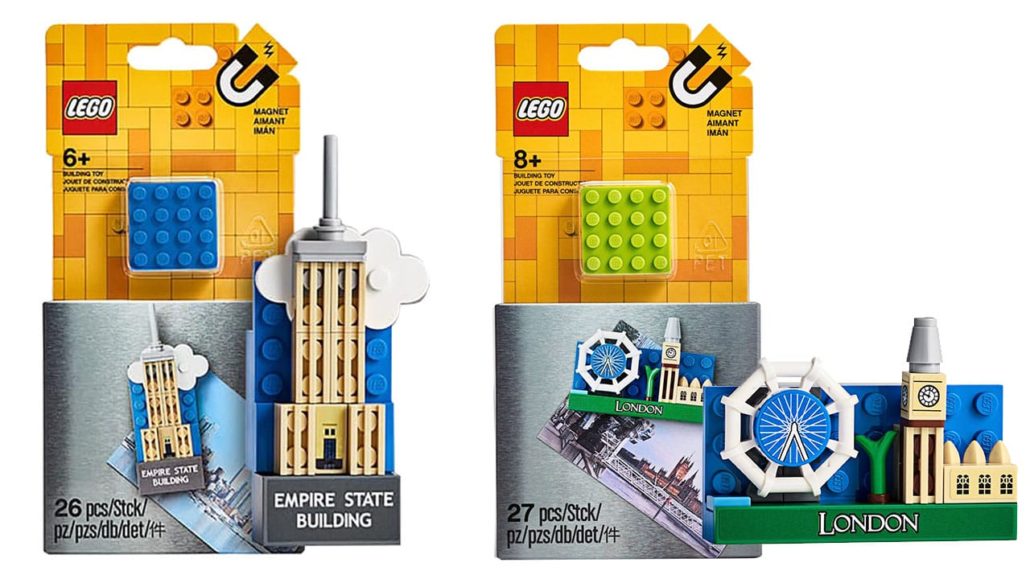 LEGO Magnete Empire State Building und London LEGO Magnete Empire State Building und London