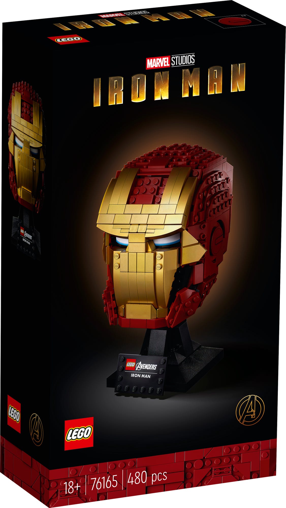 LEGO 76165 LEGO Marvel Iron Man Helmet (Box Vorderseite)