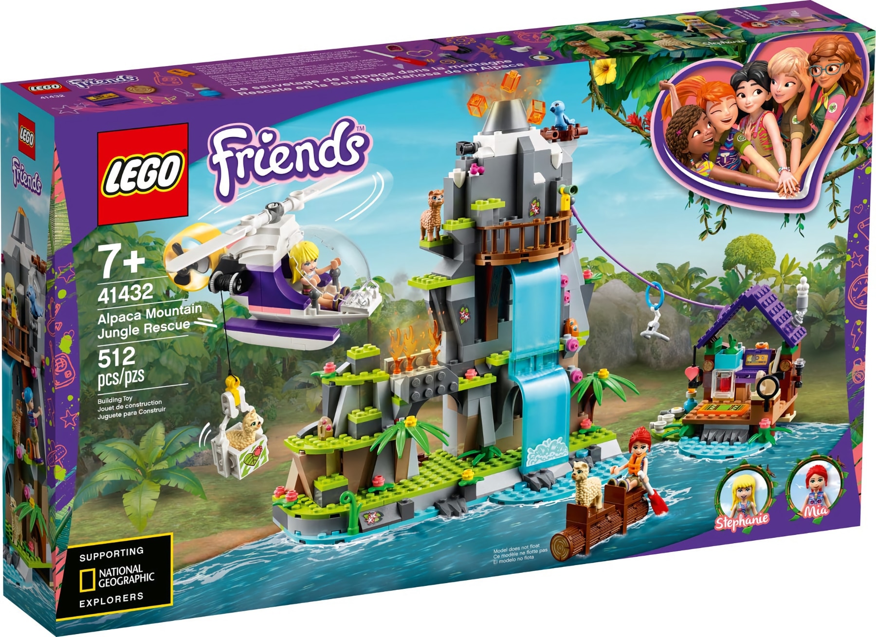 LEGO Friends 41432 Alpaka Rettung Im Dschungel