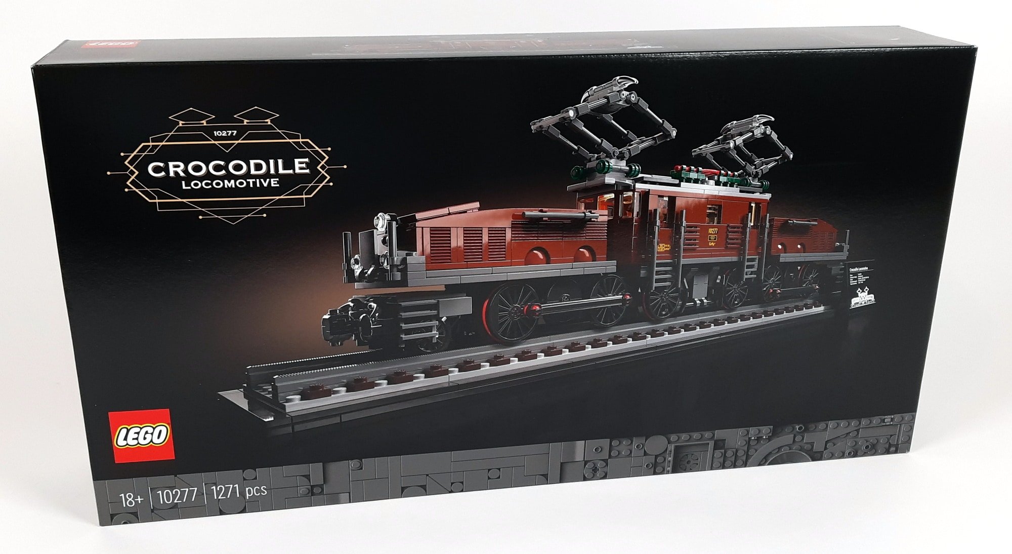 LEGO 10277 Krokodil Lokomotive - Box vorne