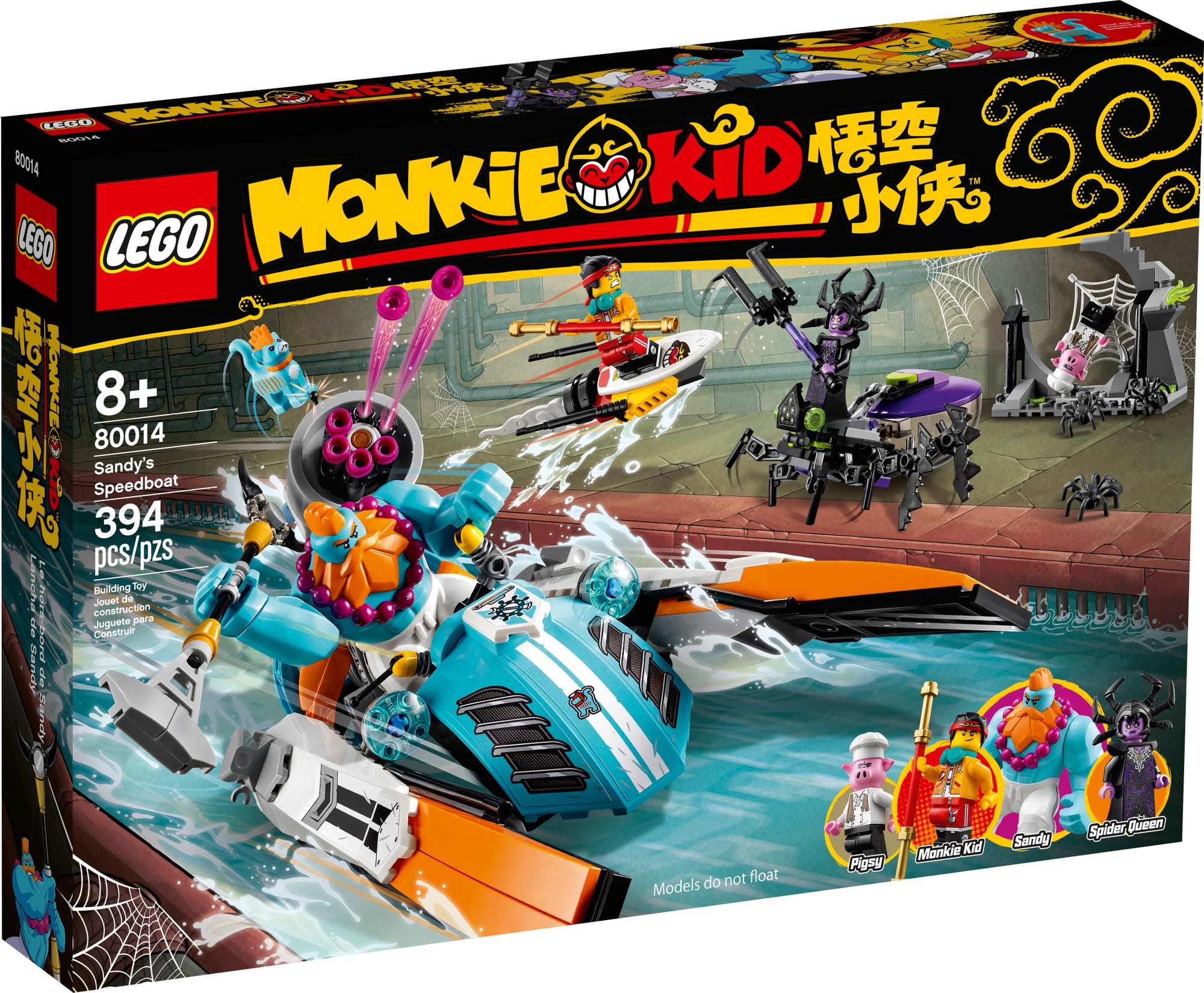 LEGO 80014 Monkie Kid Sandy S Speedboat 2