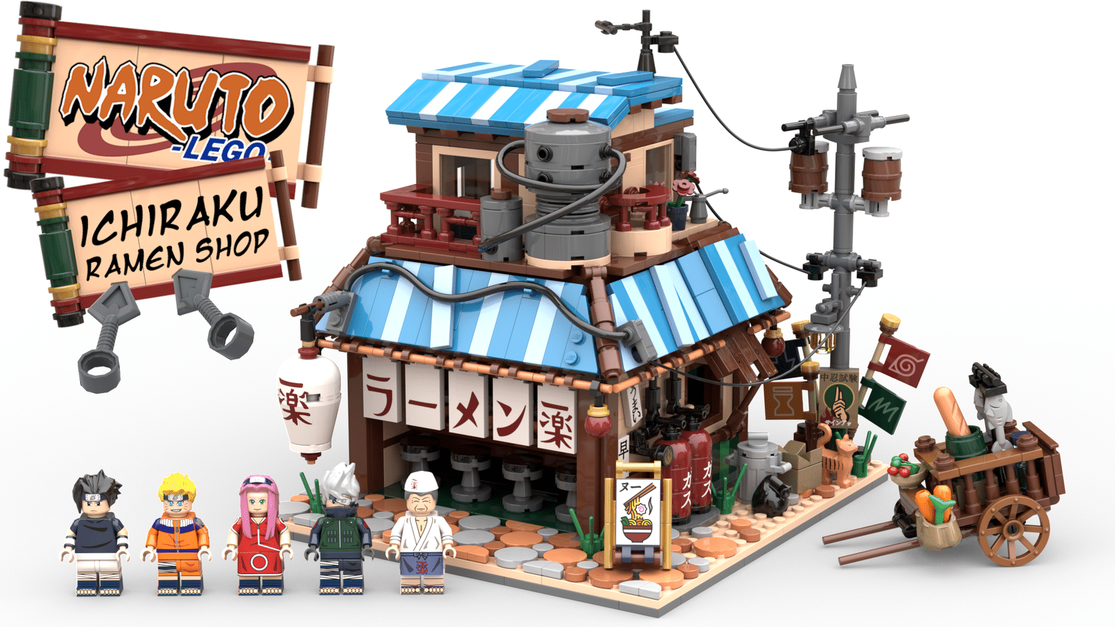 LEGO Ideas Naruto Ichiraku Ramen Shop (2)