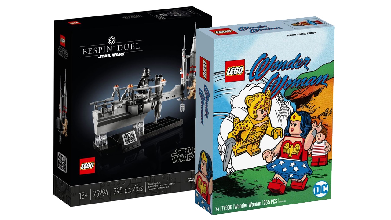 LEGO 77906 Wonder Woman LEGO 75294 Bespin Duel nur in den USA