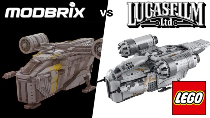 Modbrix vs LEGO & Lucasfilm: Der Fall der Marke "Razor Crest"