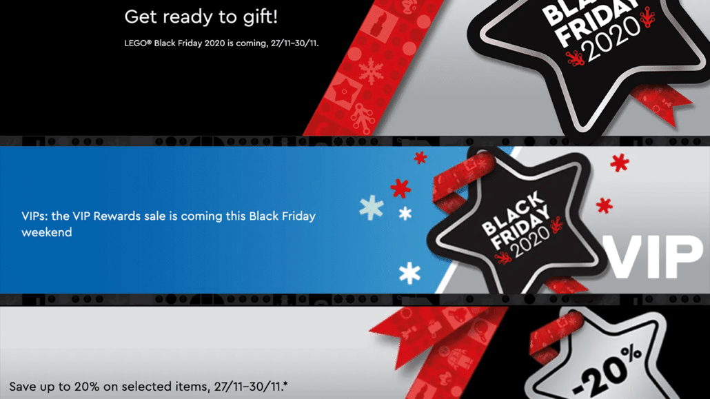 LEGO Black Friday 2020 Vip Sale