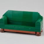 LEGO Moc Weihnachts Wohnzimmer Sofa (1)