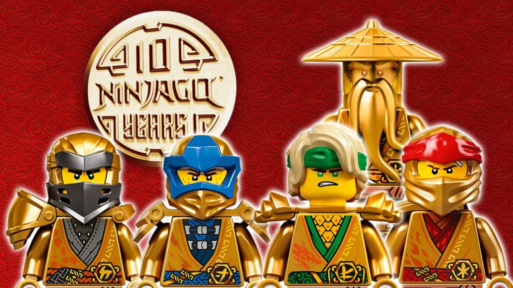 10 Jahre Ninjago Goldene Ninjas Titelbild