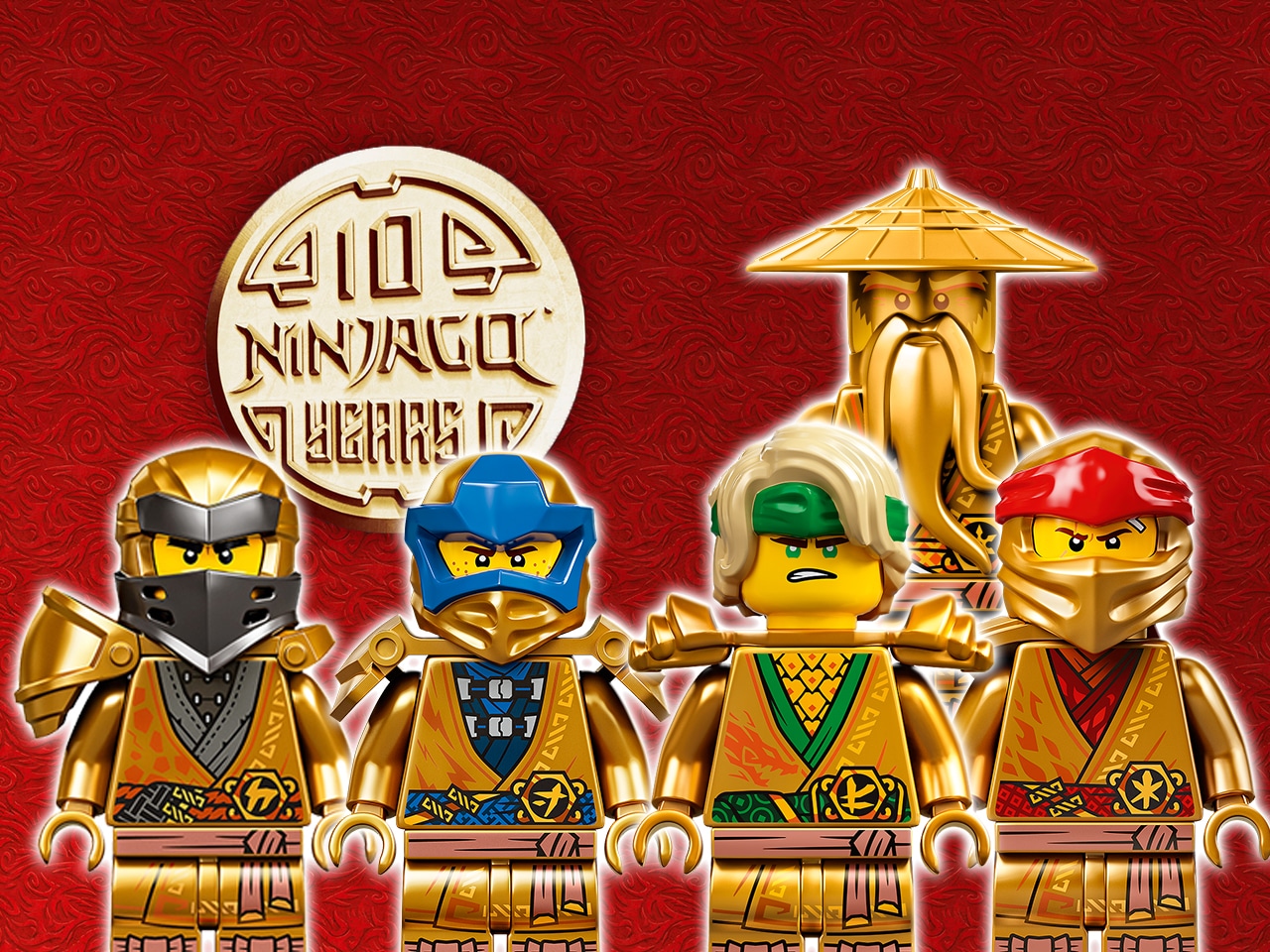 10 Jahre LEGO Ninjago Neue Bilder und Infos zu den goldenen Ninjas!