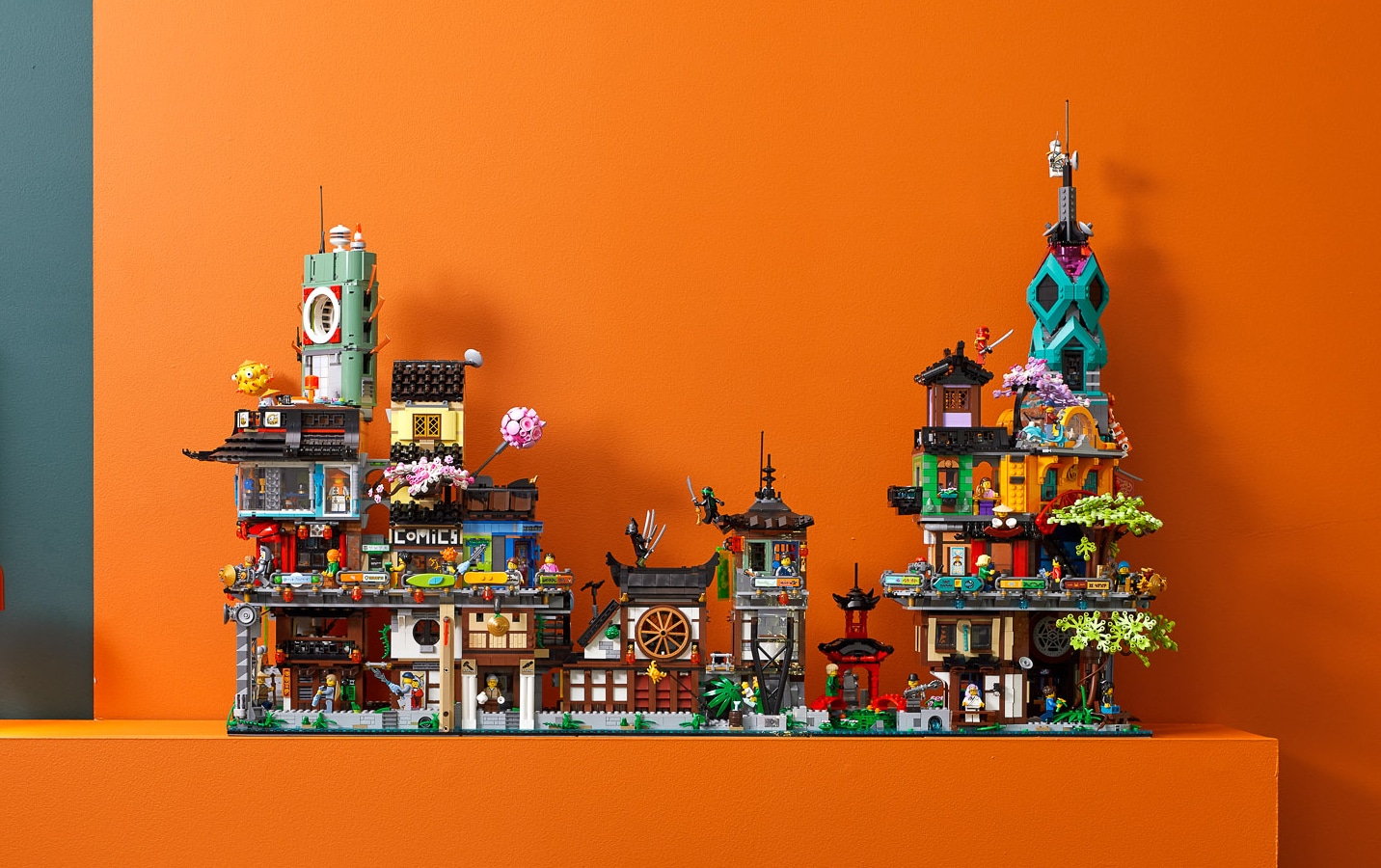 LEGO 71741 Ninjago City Gardens Komplette Reihe