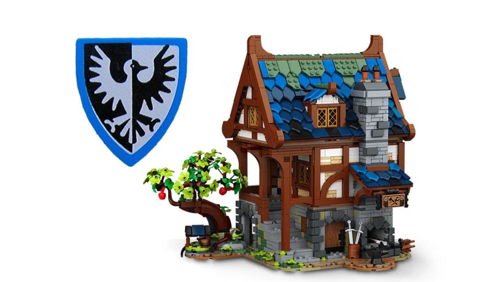 LEGO Schmiede 21325 Titel Falkenritter 02 LEGO Schmiede 21325 Titel Falkenritter 02