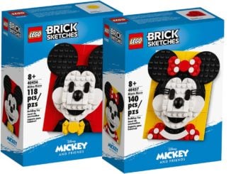 LEGO Brick Sketches Minnie Mickey Mouse