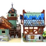 LEGO Ideas 21325 Mittelalterliche Schmiede Vergleich Angelladen 3