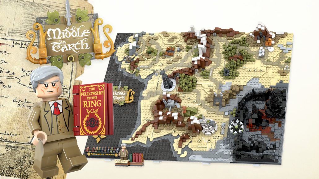LEGO Ideas Map Of Middle Earth (7) LEGO Ideas Map Of Middle Earth (7)