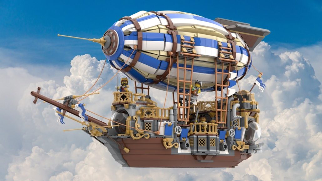 LEGO Ideas Steampunk Airship (1)