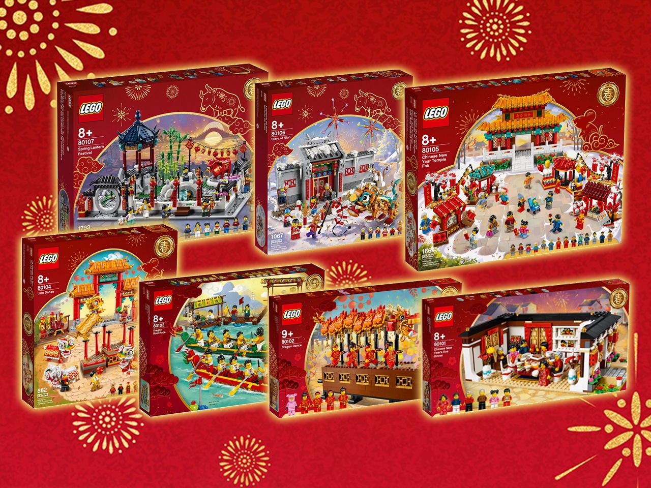 LEGO Chinese New Year Sets Alle LEGO China Sets zum Neujahr